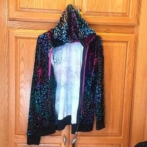 Lularoe Cozy hoodie cheetah